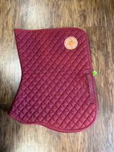 Load image into Gallery viewer, Hermes Maroon saddle pad
