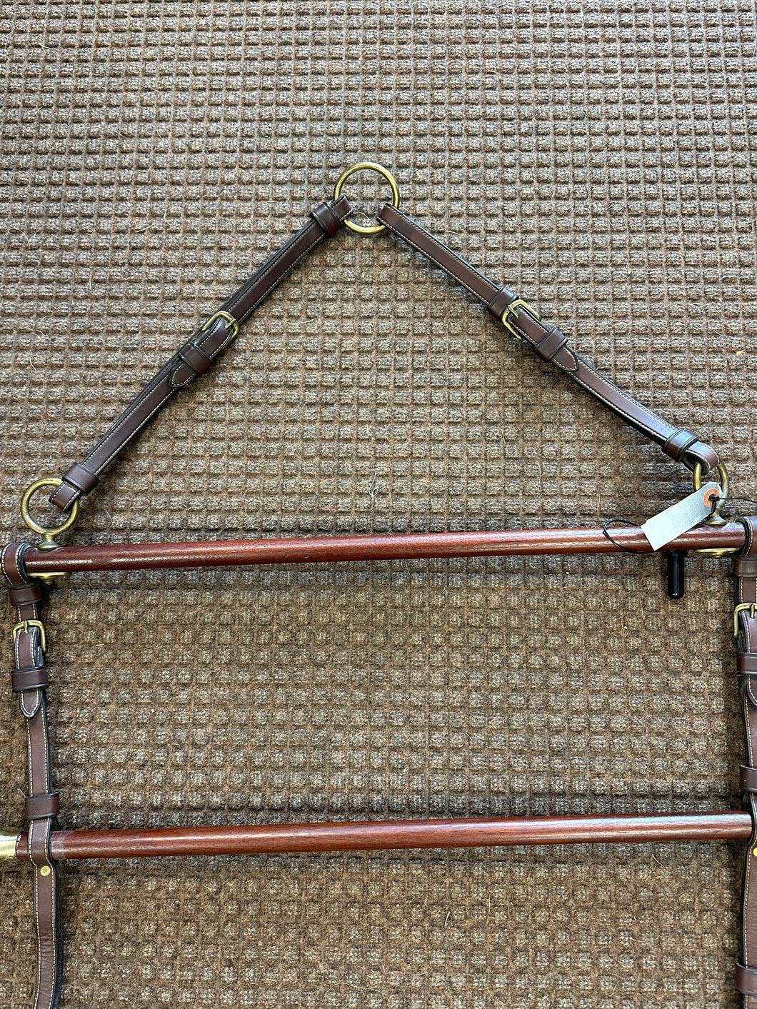 Wooden blanket rack