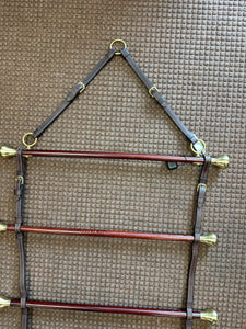 Wooden blanket rack